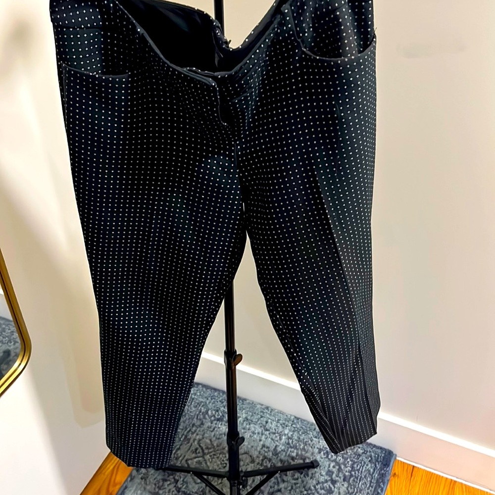 Patterned Cropped Pants - image 1